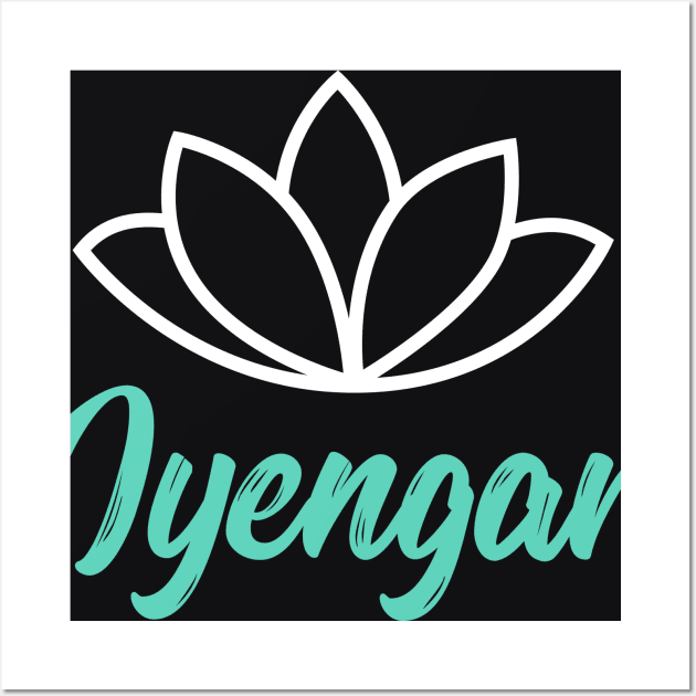 Yoga Iyengar lotus Wall Art by SajuLamere